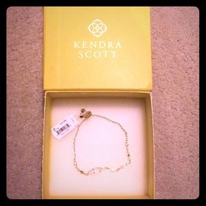 NWT Kendra Scott Adjustable Gold Chain Bracelet